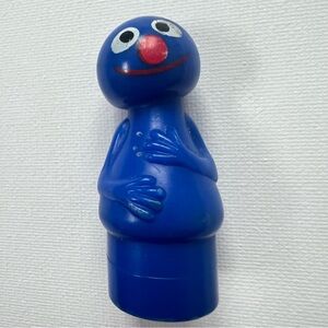 1971 vintage Fisher Price Little People Sesame Street Grover figure